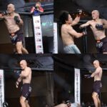 【Lemino Shooto POUNDOUT】開始早々のTDで石橋がペースを握るも、初回終了間際に内藤が右で逆転KO