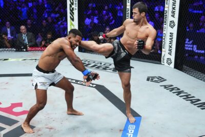 【PFL2026#11】ウスマン・ヌルマゴメドフ強し！右ハイを効かせてコーガンをパウンドアウトし、王座防衛