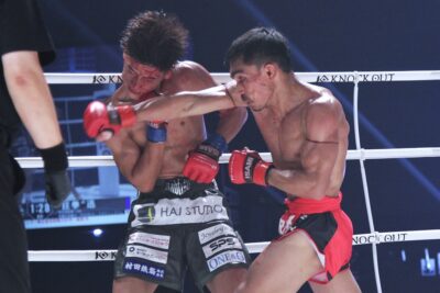 【KNOCK OUT67】両者3度ダウンを繰り返す激闘を超えた激闘。“狂拳”迅を切り裂いたスラサックが王座戴冠