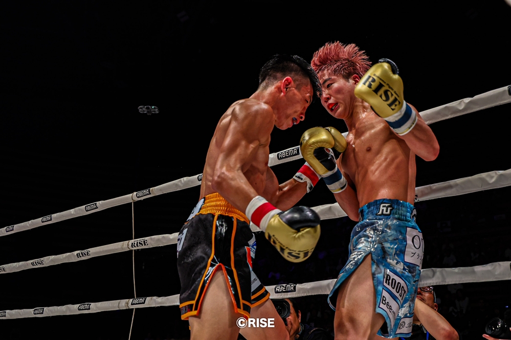 RISE WS 2026 TOKYO02】頭をつけた乱打戦、那須川龍心が延長で大﨑に