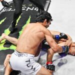 【LFA242】テイクダウン狙いに右アッパーを被弾した上久保が、ブレノの前に21秒でKO負け……
