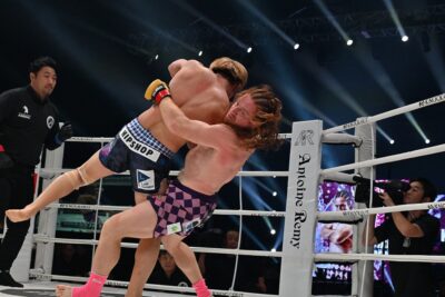 【KNOCK OUT68】急きょ出場、高塩のTDを潰したカーライルがパウンドアウト→ベルト奪取宣言