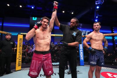 【DWCS S10 Ep08】まさに規格外=イアン・エスクサ。ボランドを首相撲で転がし、腹へのヒザで勝負を決める