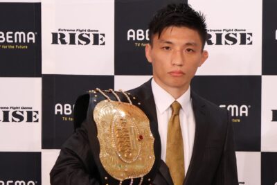 【RISE WS 2026 TOKYO02】那須川龍心と世界王座をかけて再戦。大﨑一貴「判定でも大差がつく試合で勝つ」