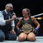【PFL2026#14】大ピンチを逃れたビショップが、TD&バックでカモーシェを逆転。世界女子フライ級王者に 【PFL2026#14】大ピンチを逃れたビショップが、TD&バックでカモーシェを逆転。世界女子フライ級王者に