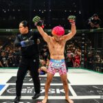 【RIZIN LANDMARK16】地元=長崎に舞い降りた火の鳥が、上田の腕十字をかわして鉄槌連打でストップ