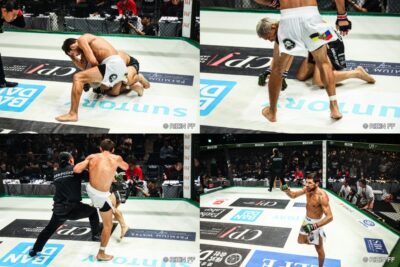 【RIZIN LANDMARK16】松嶋、RIZIN2戦目はコレスニックのヒジ連打&サカボでストップも……