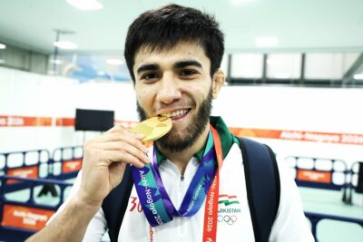 【Pancrase& Asian Games】道着有り65キロ級優勝オタベク・ラジャポフ「国のため。マネーは関係ない」