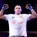 【Pancrase367】モンゴルのサムライ、強し。サットが左の蹴りで葛西を攻めたて左アッパーで沈める