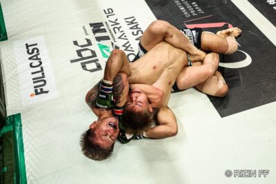 【RIZIN LANDMARK16】杉山が初回にダウン喫するもTD&バックテイクで盛り返し、小田を判定で下す